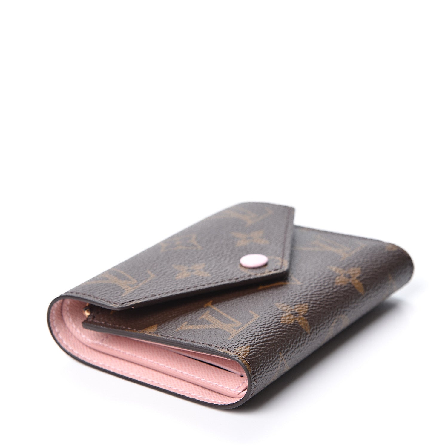 Louis Vuitton Monogram Victorine Wallet Rose Ballerine 3 of 9