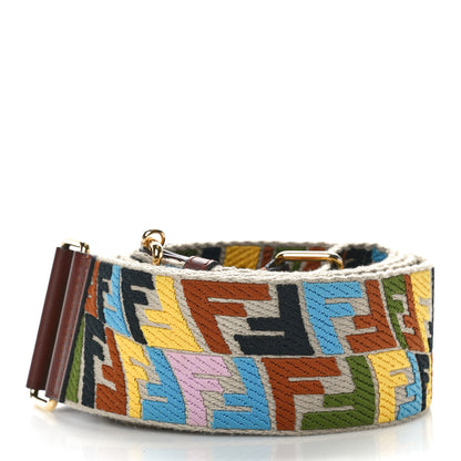 Fendi X SARA COLEMAN Canvas Vitello King FF Fish Eye Strap You Multicolor 2 of 3