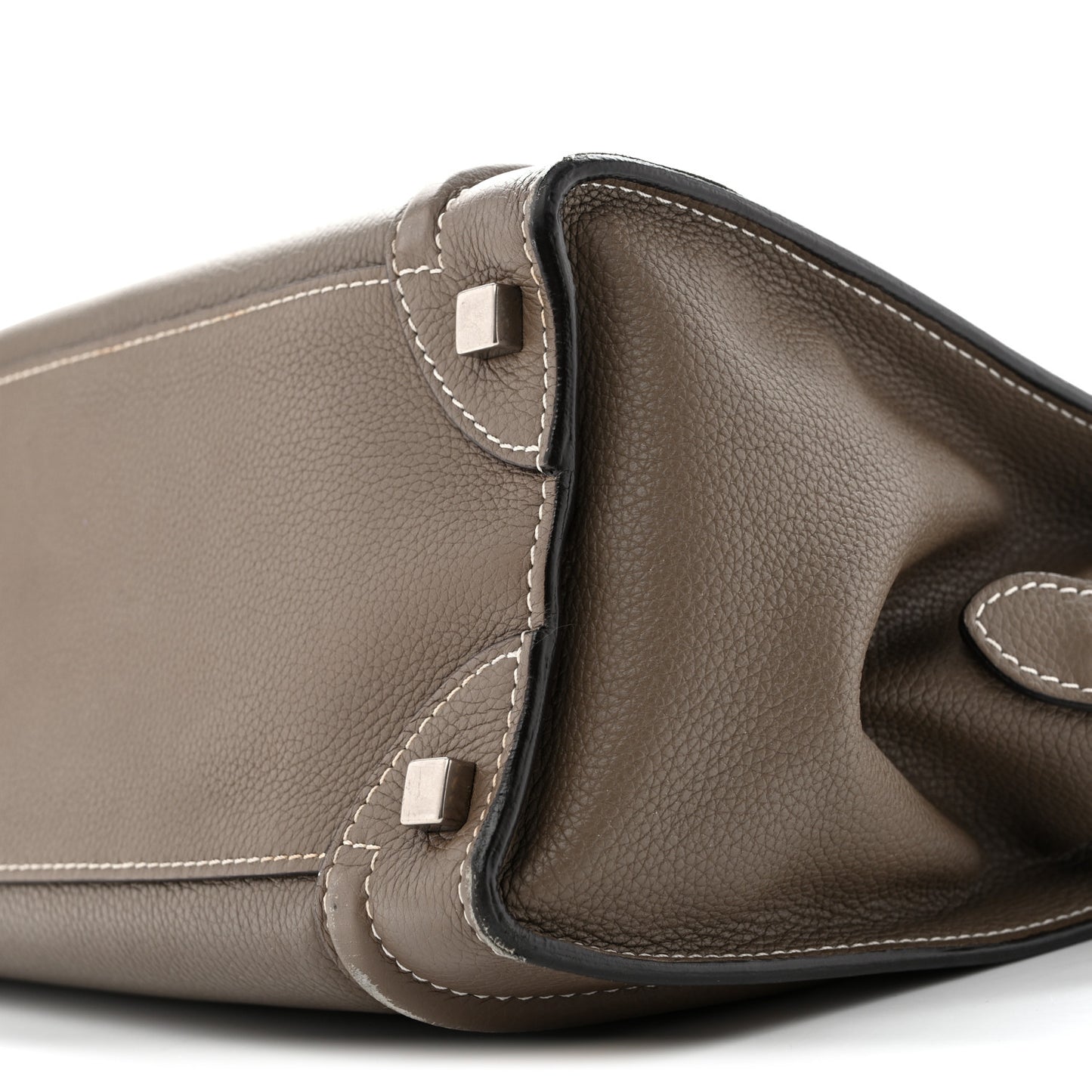 Drummed Calfskin Micro Luggage Souris Souris