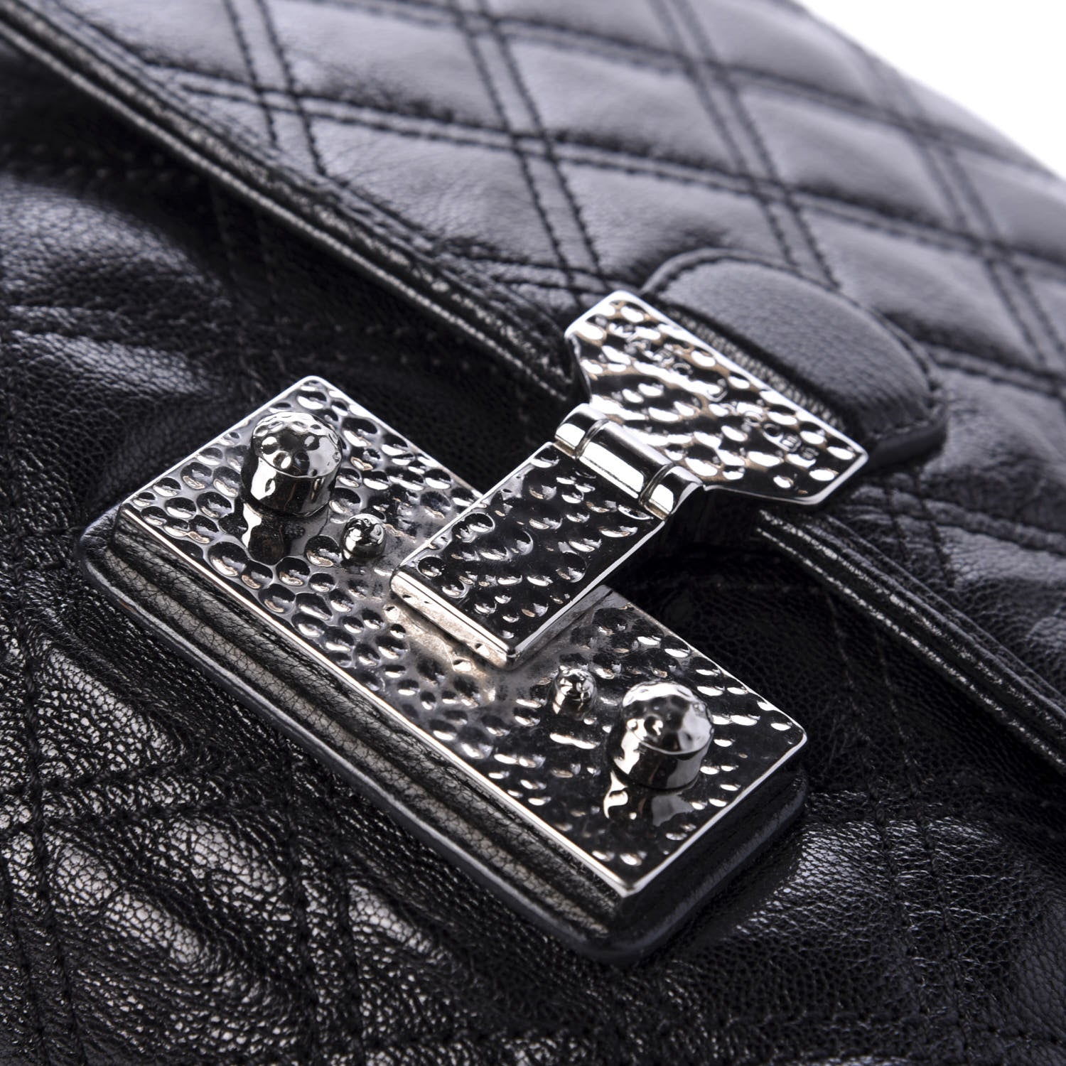 Marc Jacobs Lacquered Lambskin Baroque The Large Single Flap Black 12 of 13