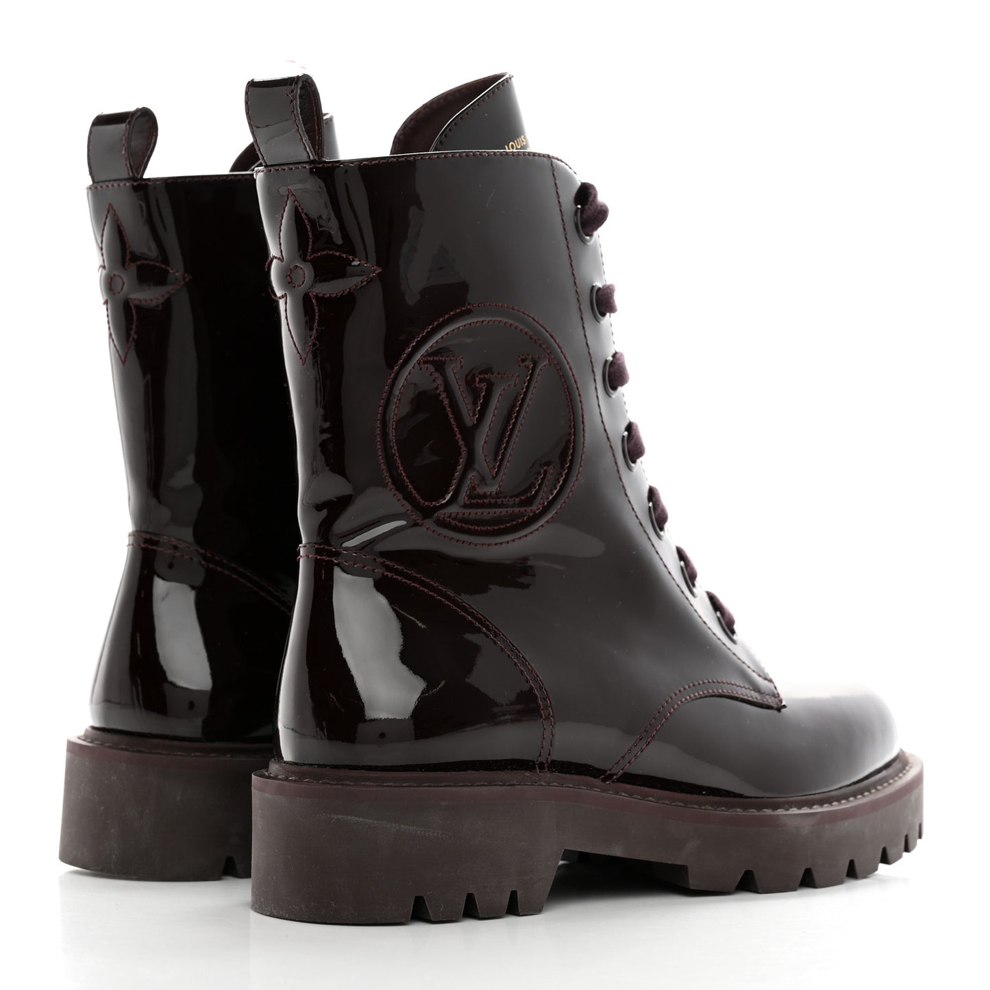 Patent Territory Ranger Boots 37.5 Bordeaux