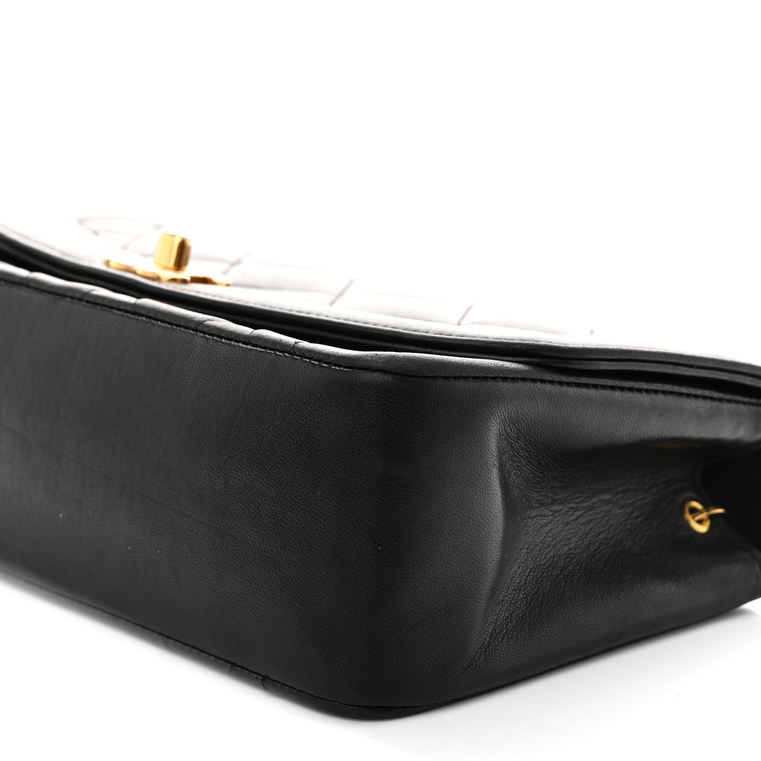 Chanel Lambskin Quilted Small Single Flap Black 11 of 12