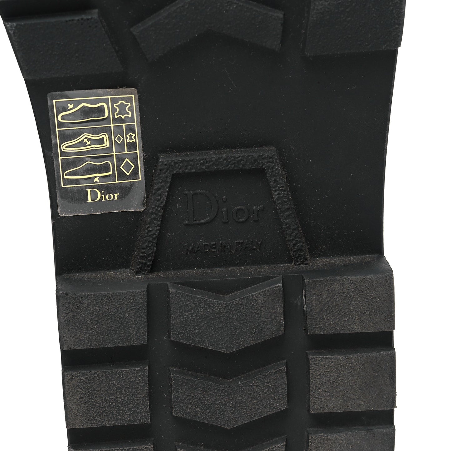Calfskin Diorquake Buckled Lug Sole 15mm Sandals 35 Black