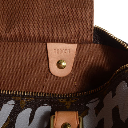 Louis Vuitton Monogram Graffiti Speedy 30 Silver 5 of 7