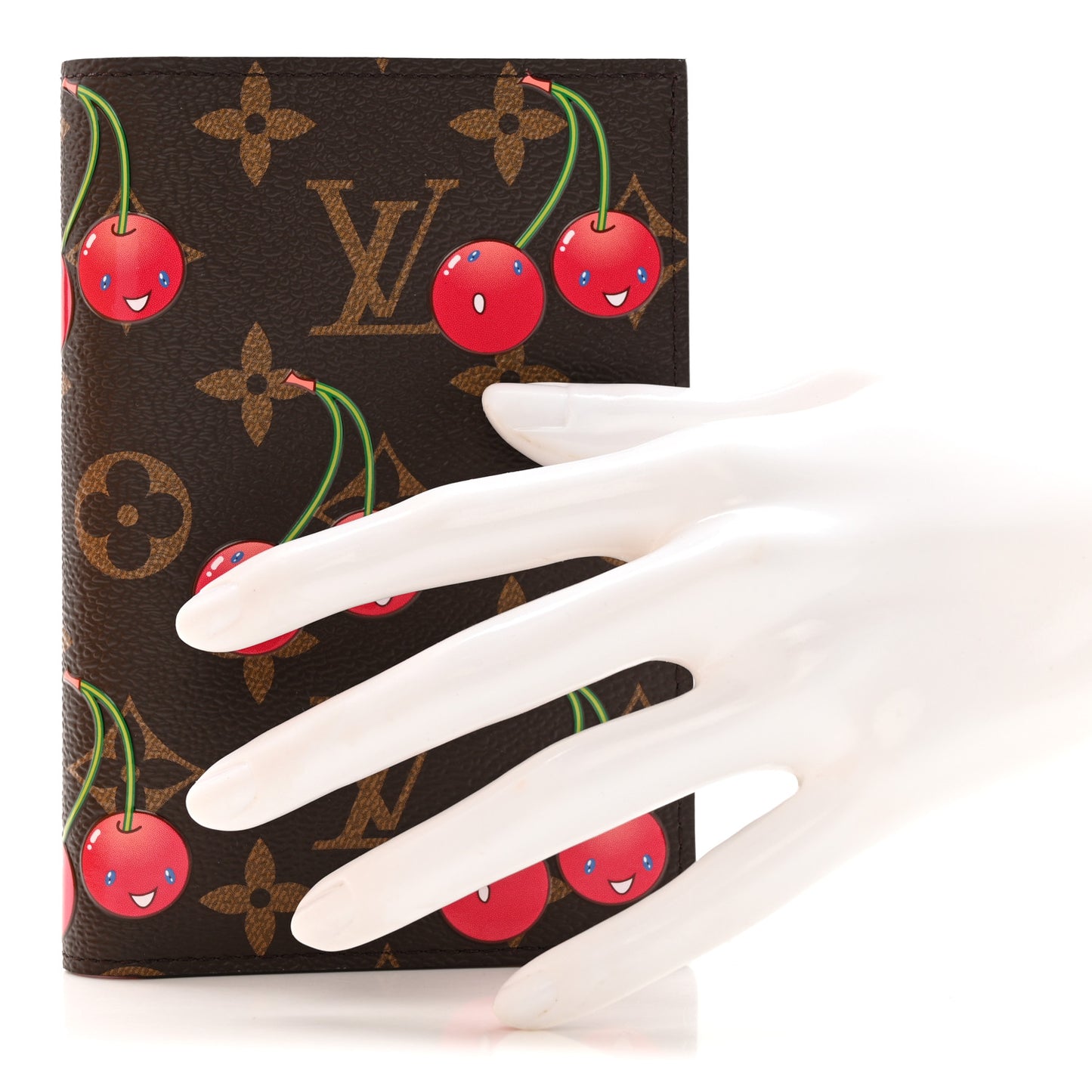LV X TM Monogram Cerises Passport Cover