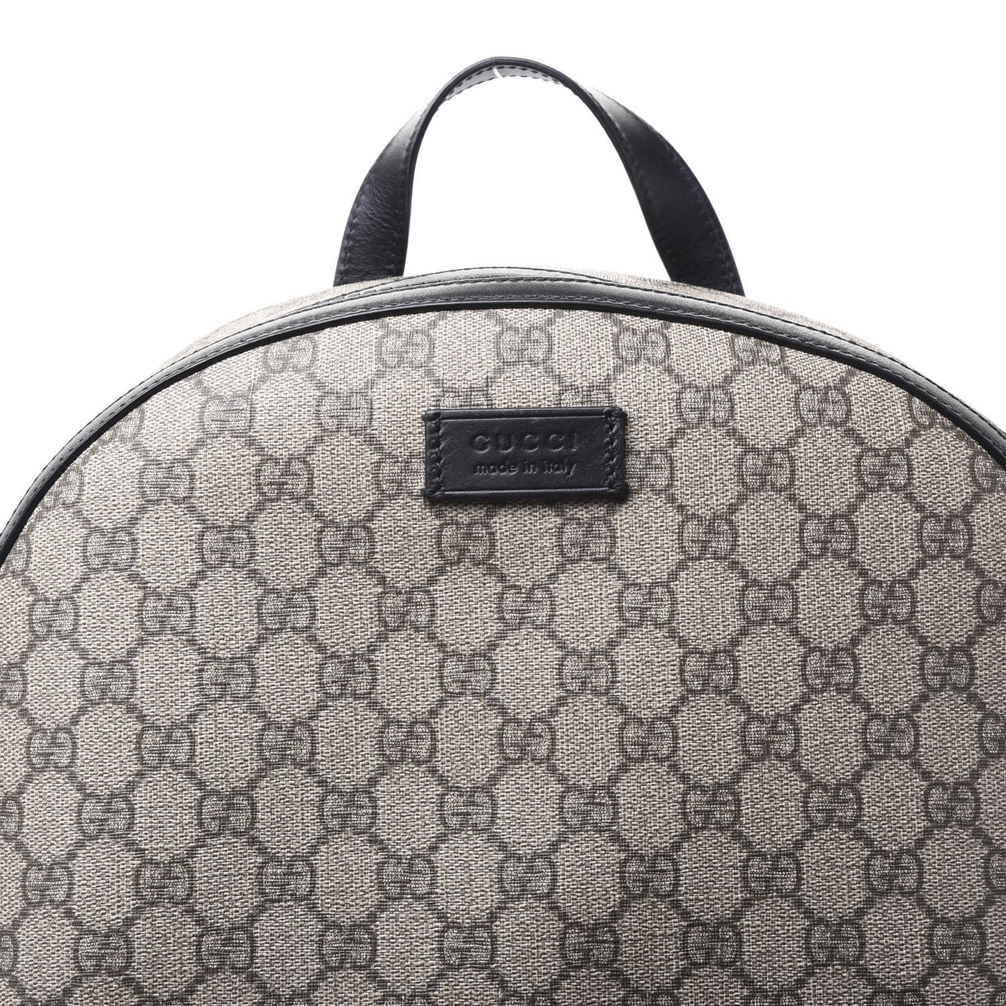 GG Supreme Monogram Medium Backpack Black