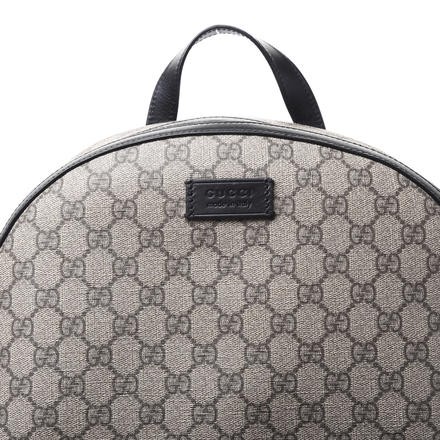 Gucci GG Supreme Monogram Medium Backpack Black 9 of 9