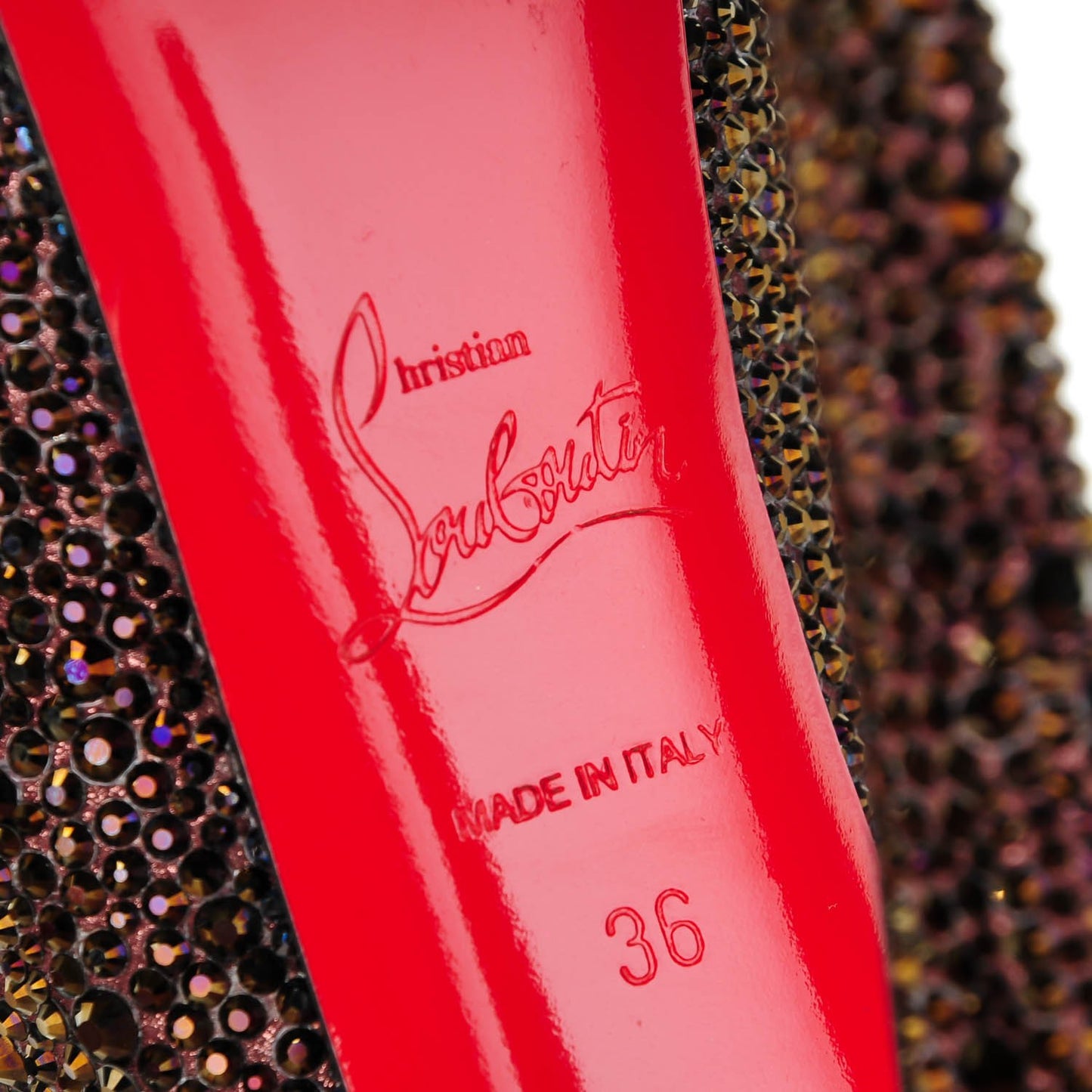 Crystal Suede Burma Daffodile Strass 160 Pumps 36 Plum