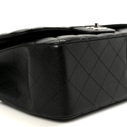 Chanel Caviar Quilted Jumbo Double Flap Black 10 of 12