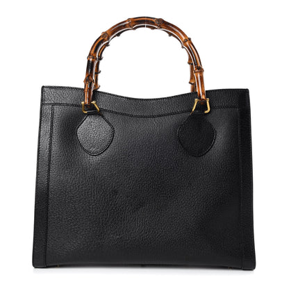 Gucci Calfskin Bamboo Top Handle Tote Black 1 of 17