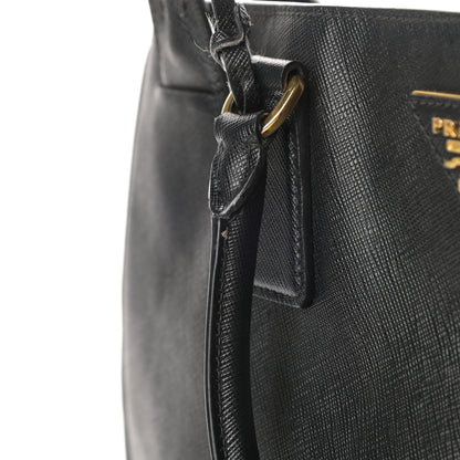 Prada Saffiano Lux Large Tote Black 19 of 21