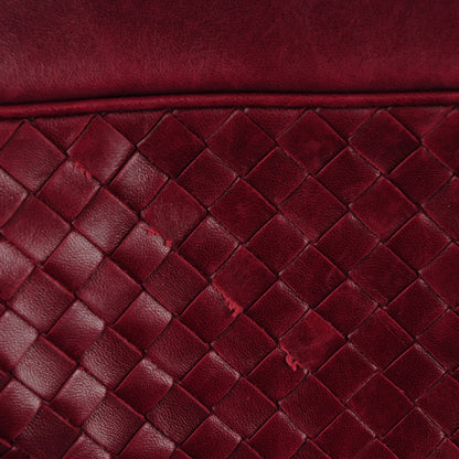 Bottega Veneta Nappa Intrecciato Satchel Red 12 of 12