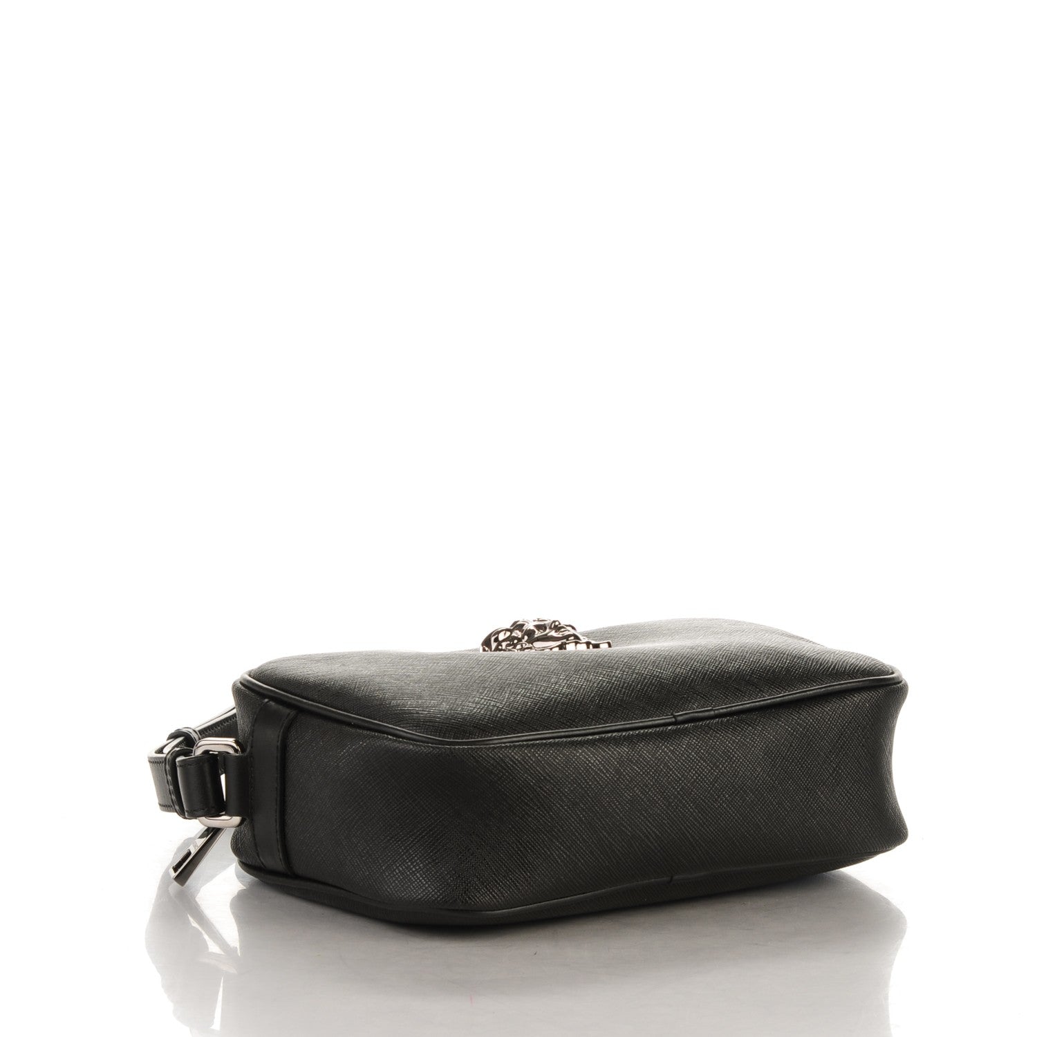 Versace Grained Calfskin Palazzo Camera Bag Black 4 of 6