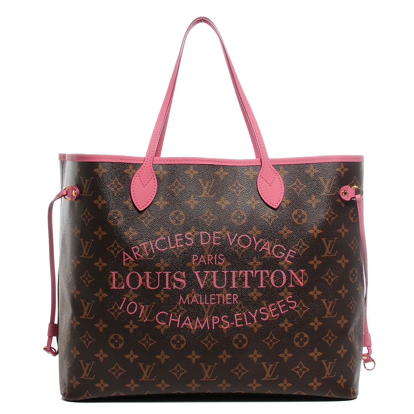 Monogram Articles de Voyage Ikat Neverfull GM Rose Velours