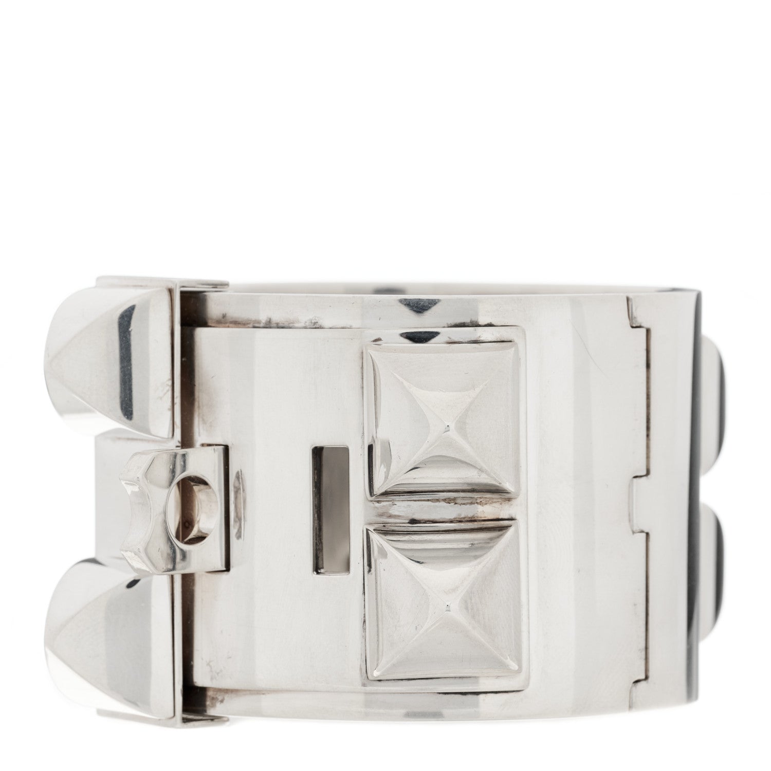Hermes Sterling Silver Collier De Chien Bracelet SH 4 of 5