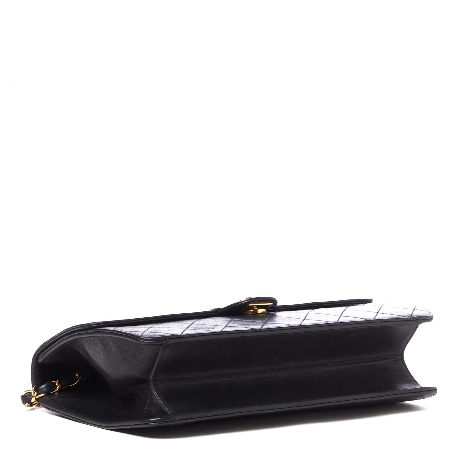Chanel Lambskin Quilted Medium Single Flap Black 3 of 9