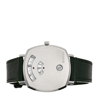 Gucci Stainless Steel Calfskin 35mm Grip Quartz Watch Green 2 of 5