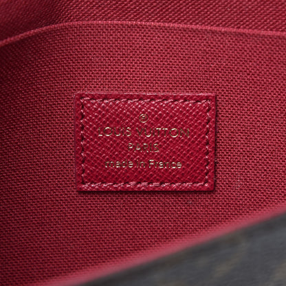 Louis Vuitton Monogram Pochette Felicie Chain Wallet Fuchsia 6 of 8