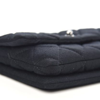 Chanel Jersey Quilted Mini Flap Black 8 of 10