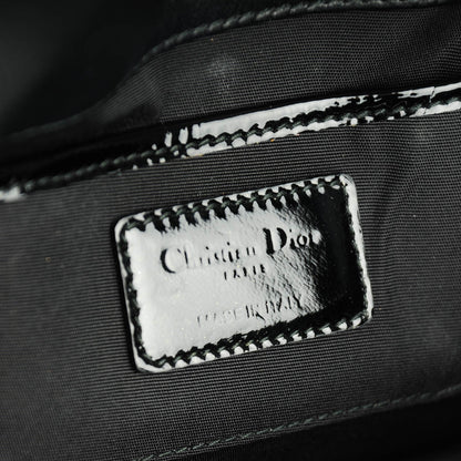 Christian Dior Patent Cannage Lady Dior Convertible Clutch Black 6 of 6