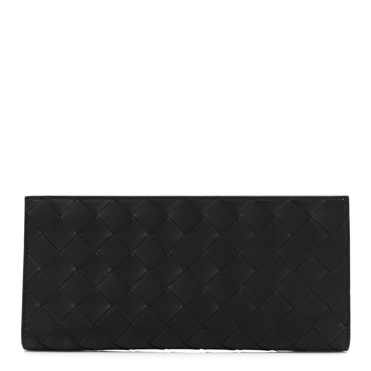 Bottega Veneta Nappa Intrecciato Zip Wallet Black 1 of 11