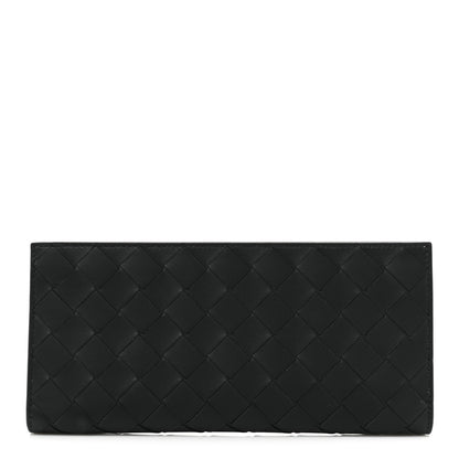 Bottega Veneta Nappa Intrecciato Zip Wallet Black 1 of 11