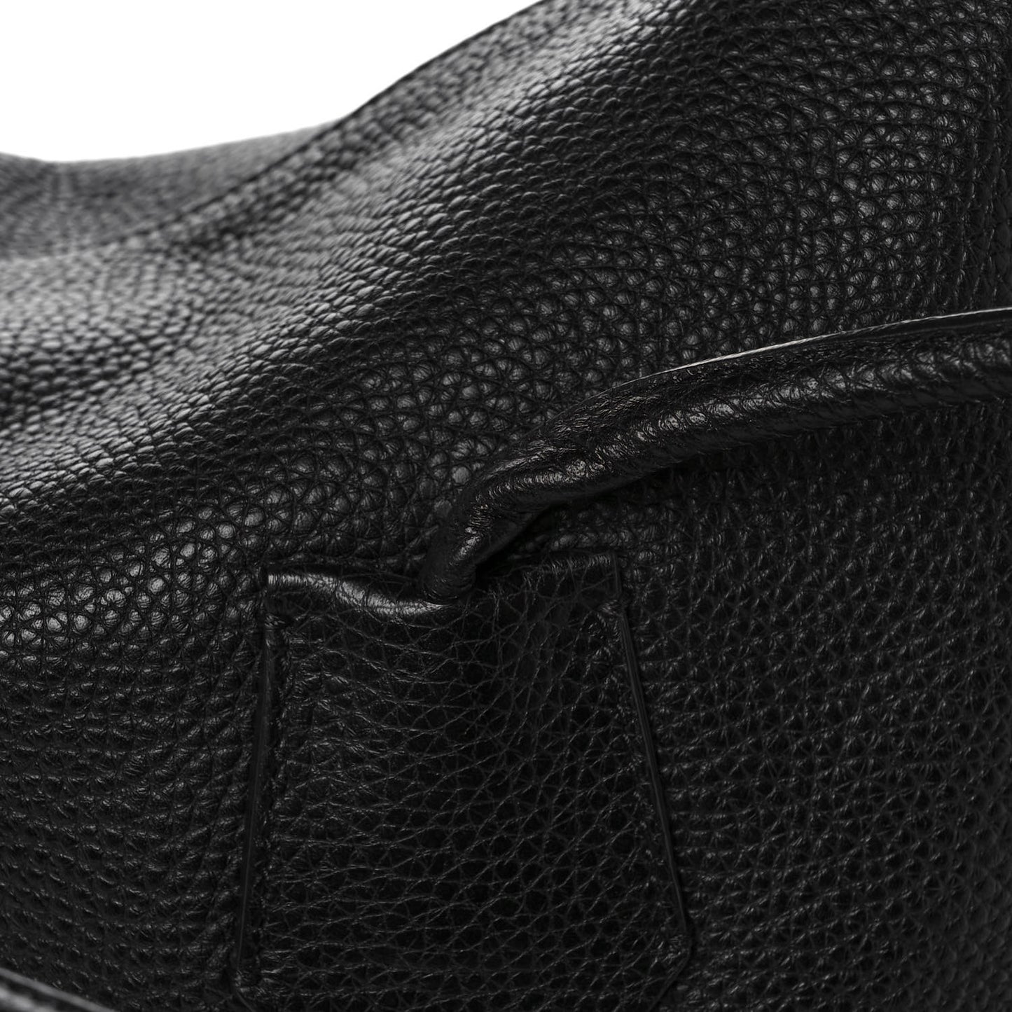 London Grainy Calfskin Medium Baynard Tote Black