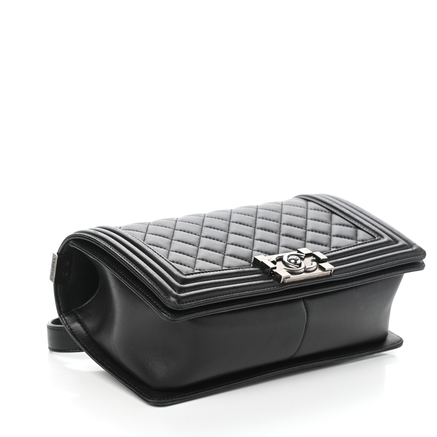 Chanel Lambskin Quilted Medium Boy Flap Black 1 of 11