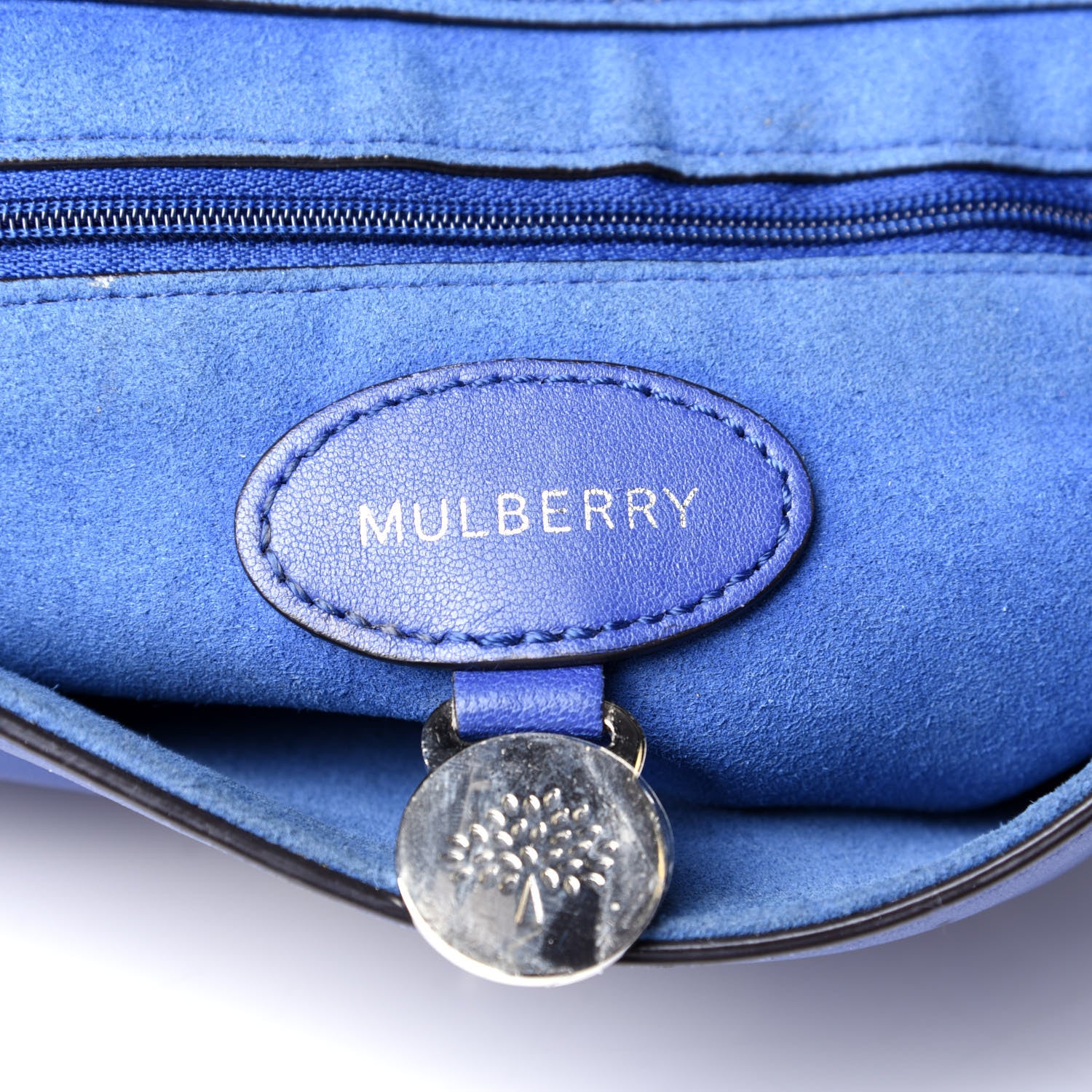 Mulberry Lambskin Nappa Small Lily Flap Indigo 7 of 9