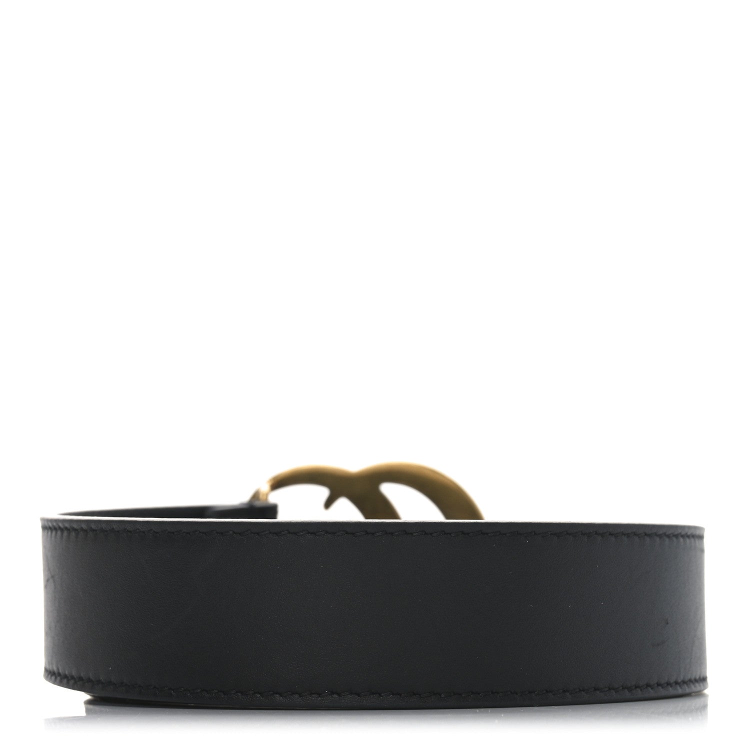 Gucci Calfskin Double G 30mm Belt 90 36 Black 2 of 4