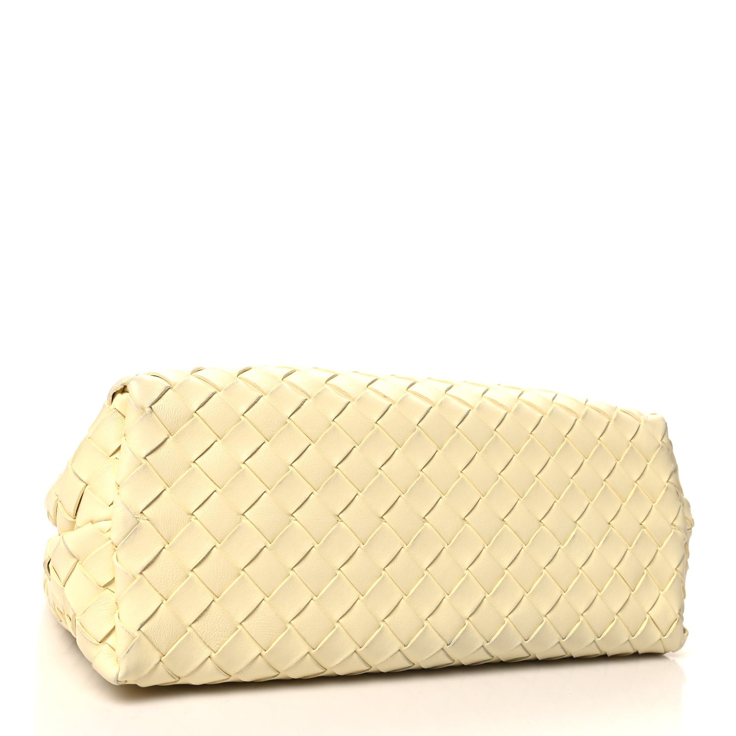 Nappa Intrecciato Medium Andiamo Shoulder Bag Chamomile