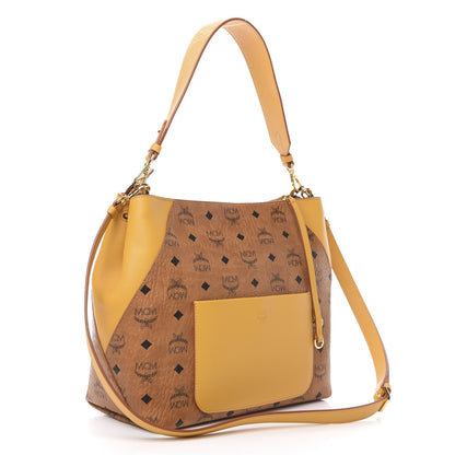 MCM Visetos Medium Klara Hobo Cognac Yellow 4 of 11