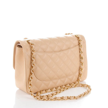 Chanel Caviar Quilted Jumbo Double Flap Beige Clair 3 of 8