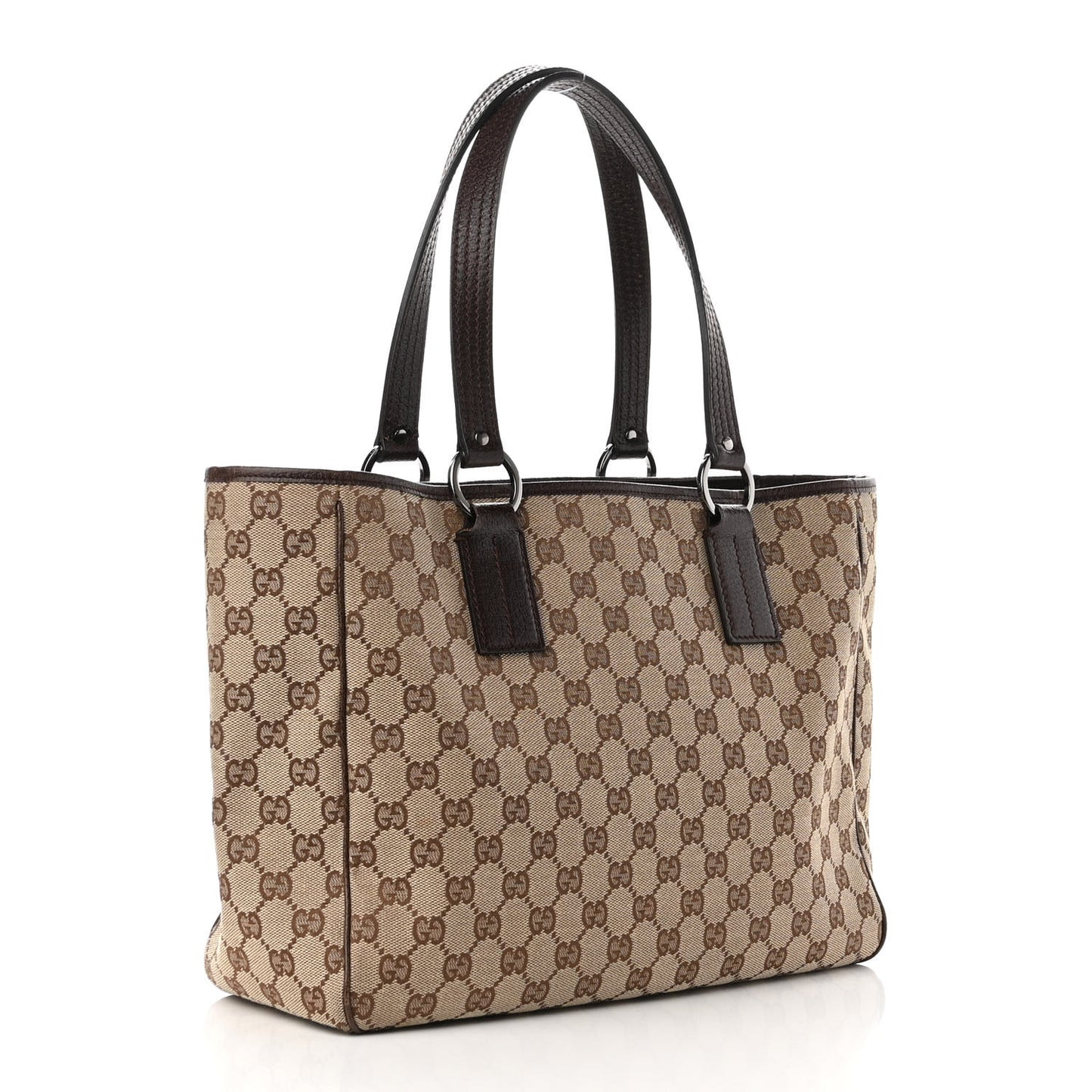 Monogram Large Tote Dark Brown