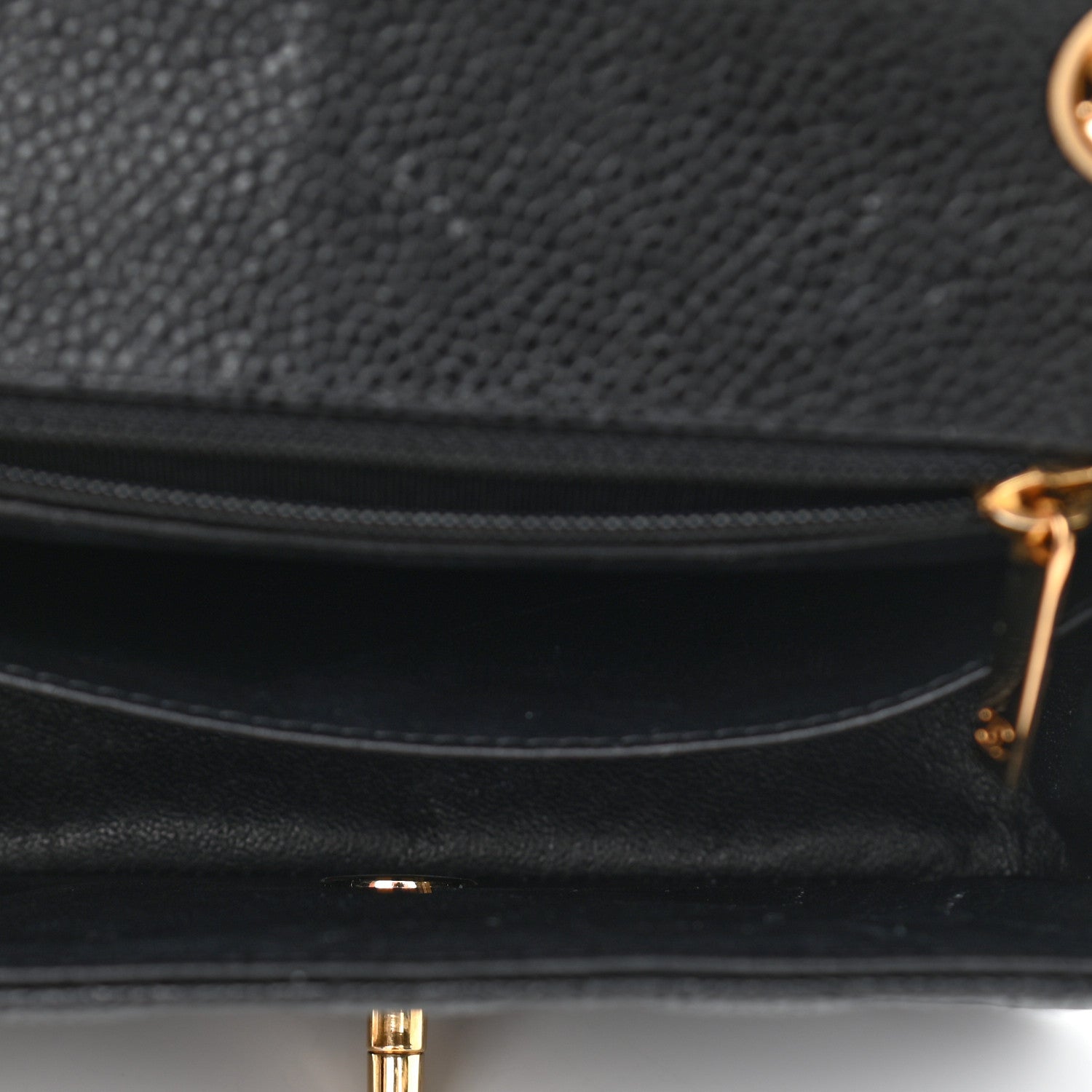 Chanel Caviar Quilted Mini Square Flap Black 5 of 12
