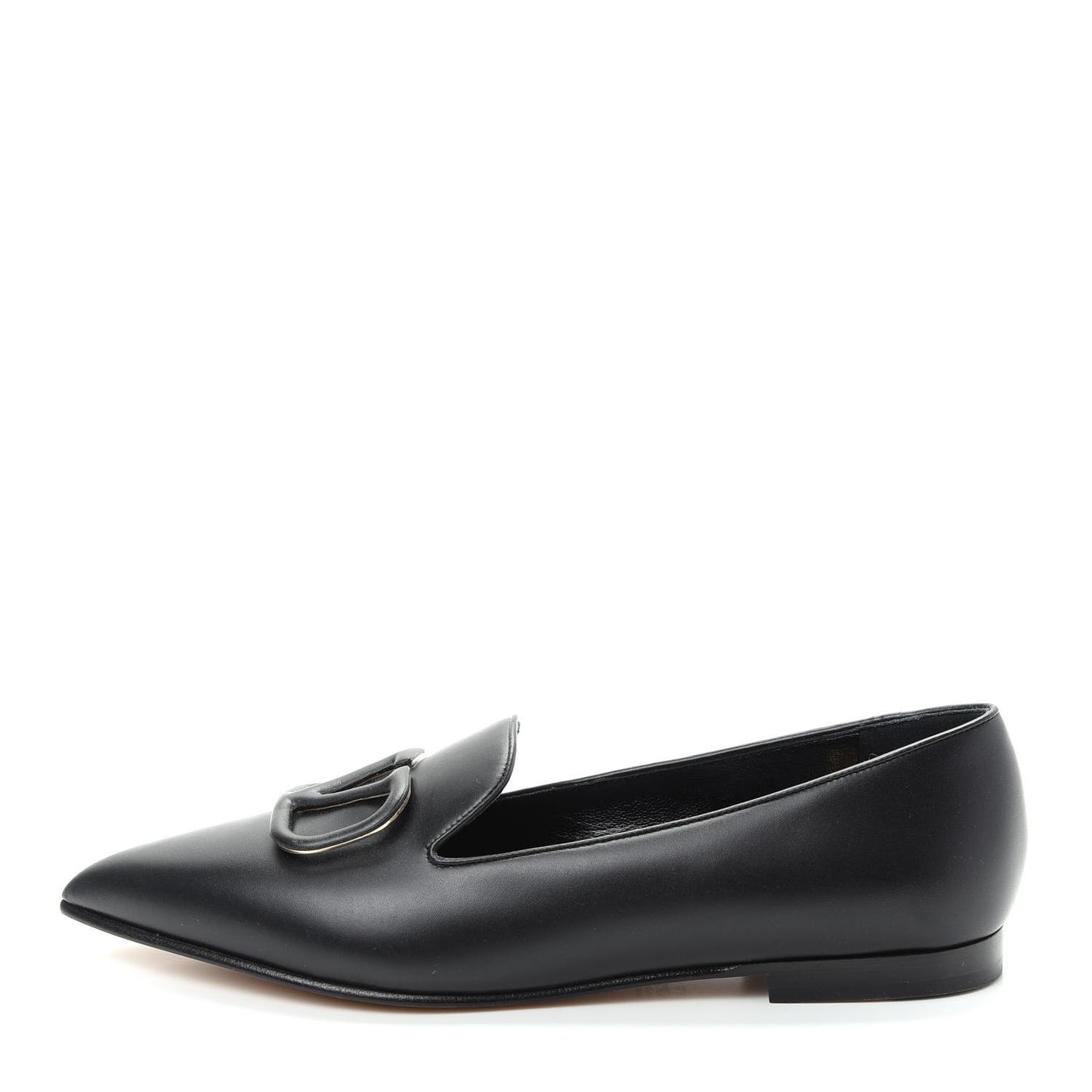 Nappa Vlogo Loafers 38 Black