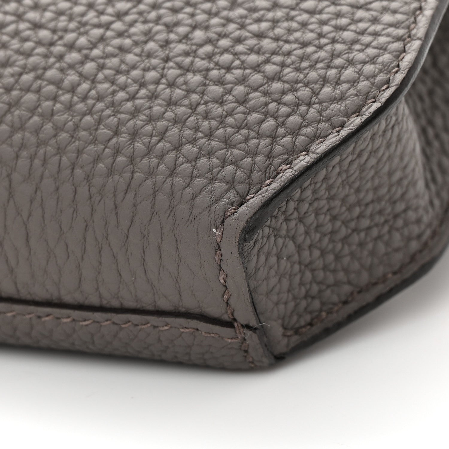 Hermes Togo Kelly Depeches 25 Pouch Etain 8 of 8