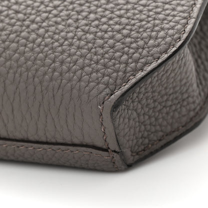 Hermes Togo Kelly Depeches 25 Pouch Etain 8 of 8