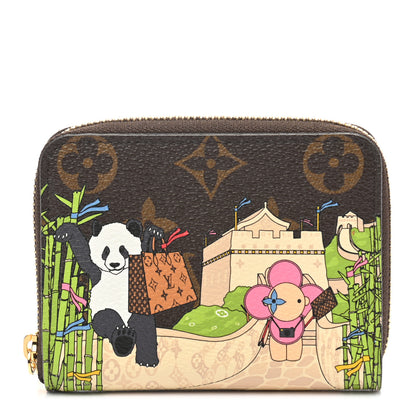 Louis Vuitton Monogram 2021 Christmas China Animation Zippy Coin Purse Myosotis Blue 1 of 7