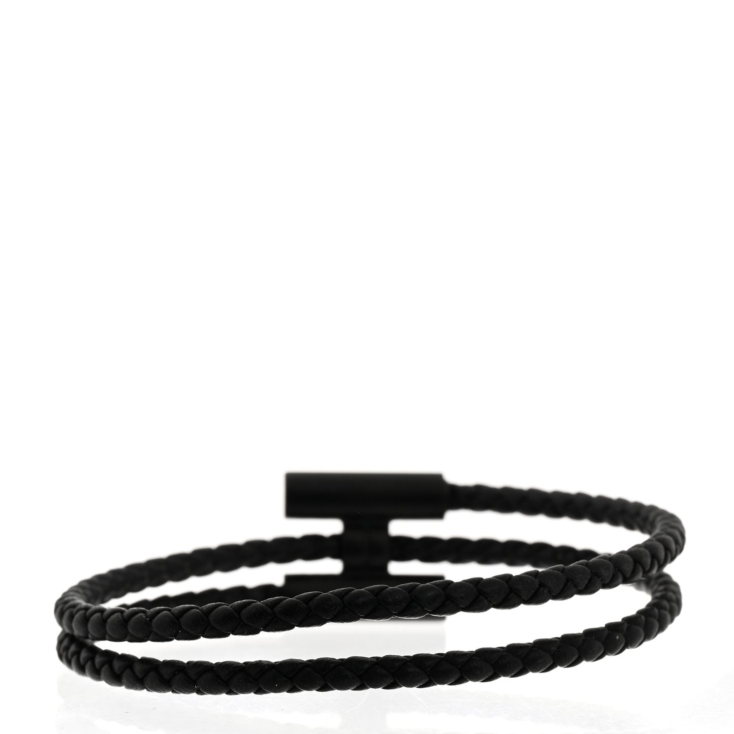 Swift Double Wrap Cord Tournis Tresse Bracelet T6 Black
