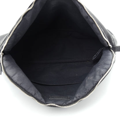 Hermes Cotton Canvas Bolide Travel Cosmetic Pouch Black 5 of 12