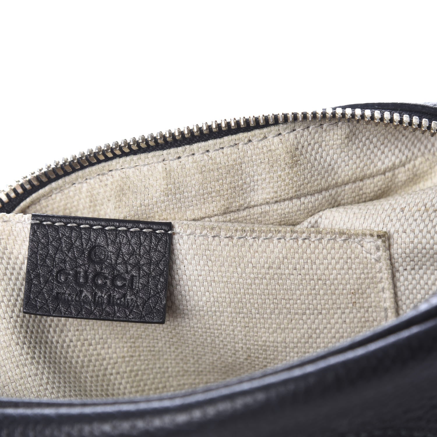 Gucci Pebbled Calfskin Small Soho Disco Bag Black 7 of 10
