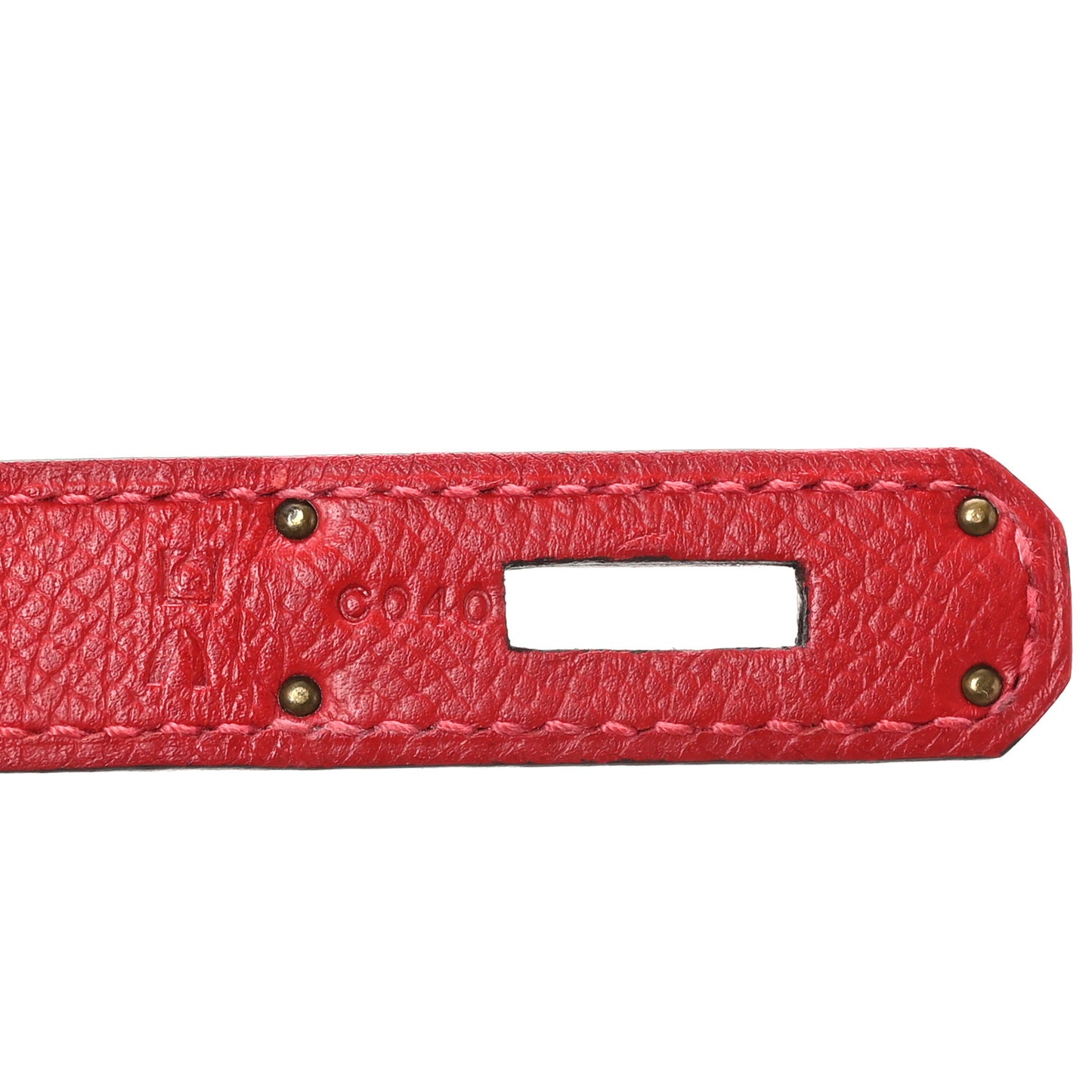 Epsom Birkin 35 Rouge Casaque