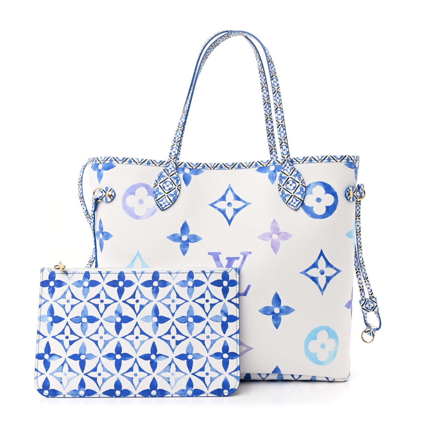 Monogram Giant By The Pool 2.0 Neverfull MM Blue