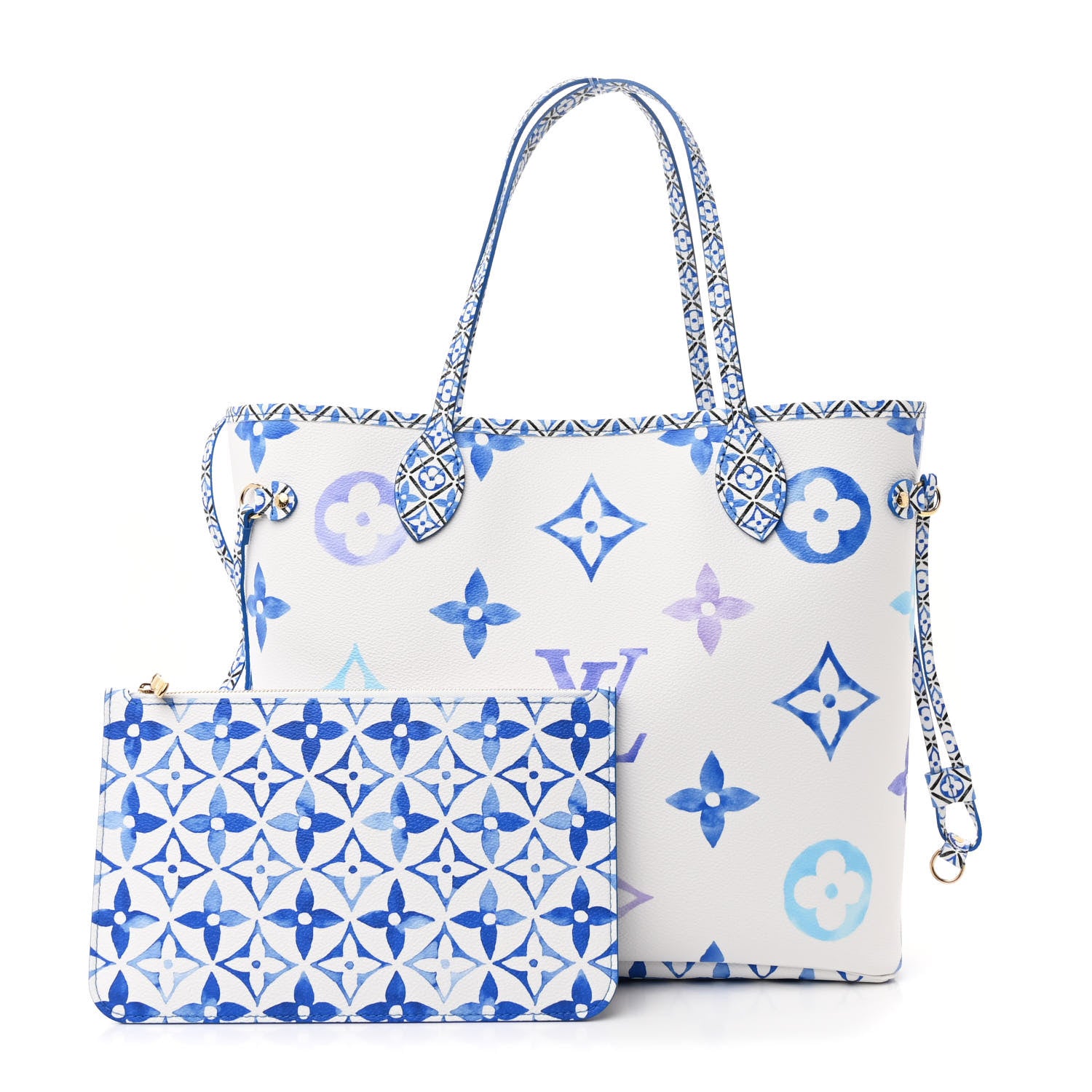 Louis Vuitton Monogram Giant By The Pool 2.0 Neverfull MM Blue 3 of 11