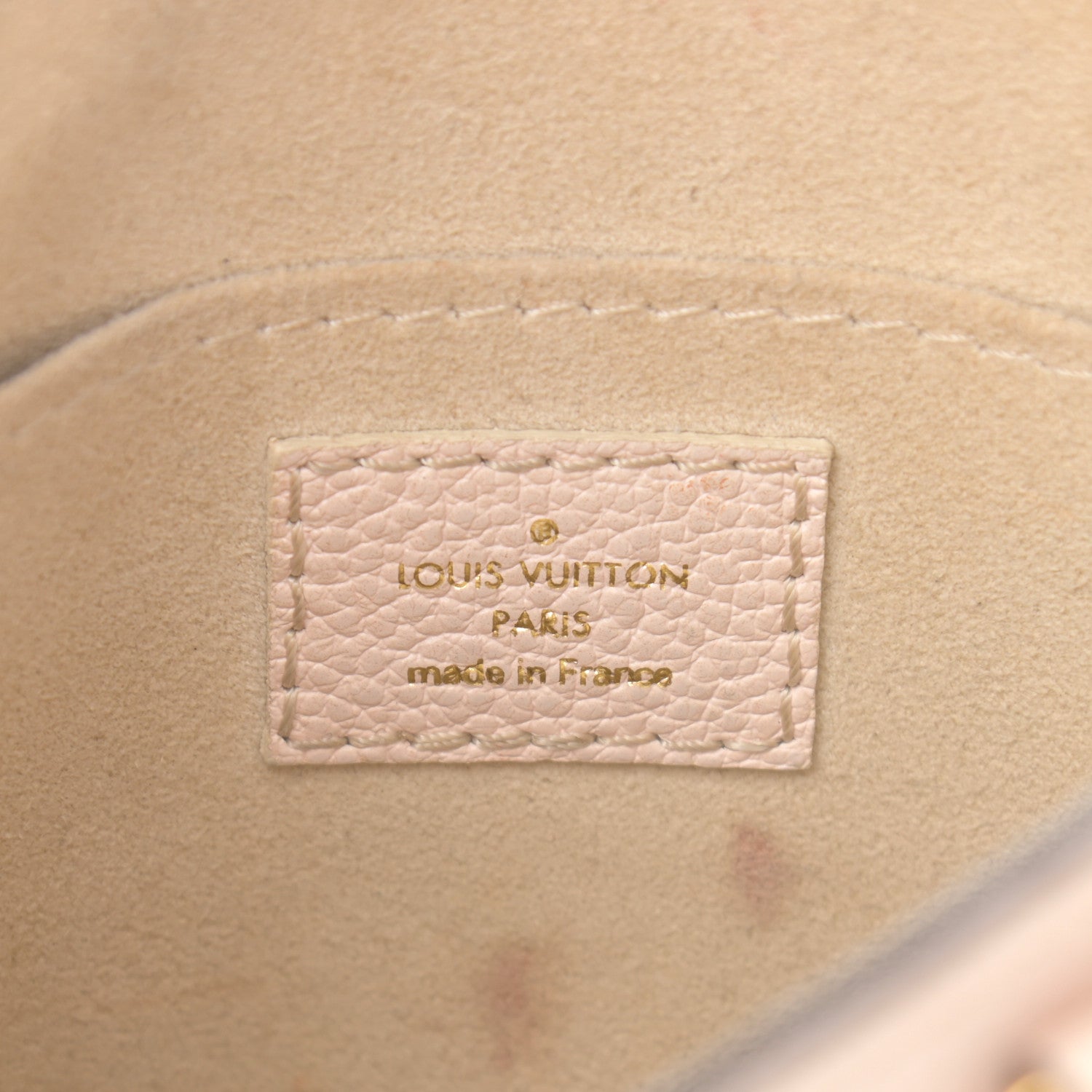 Louis Vuitton Empreinte Monogram Giant By The Pool Petit Sac Plat Cream Saffron 6 of 13