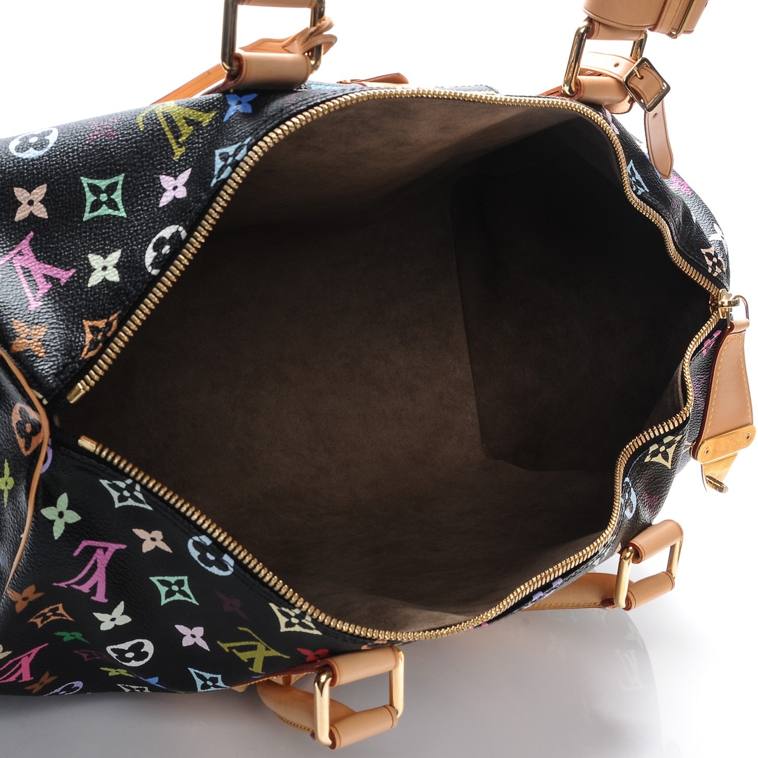 Louis Vuitton Monogram Multicolor Keepall 45 Black 6 of 6