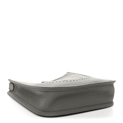 Hermes Taurillon Clemence Evelyne TPM Gris Meyer 4 of 10