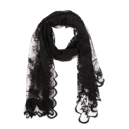 Hermes Dentelle Stole Black 1 of 4