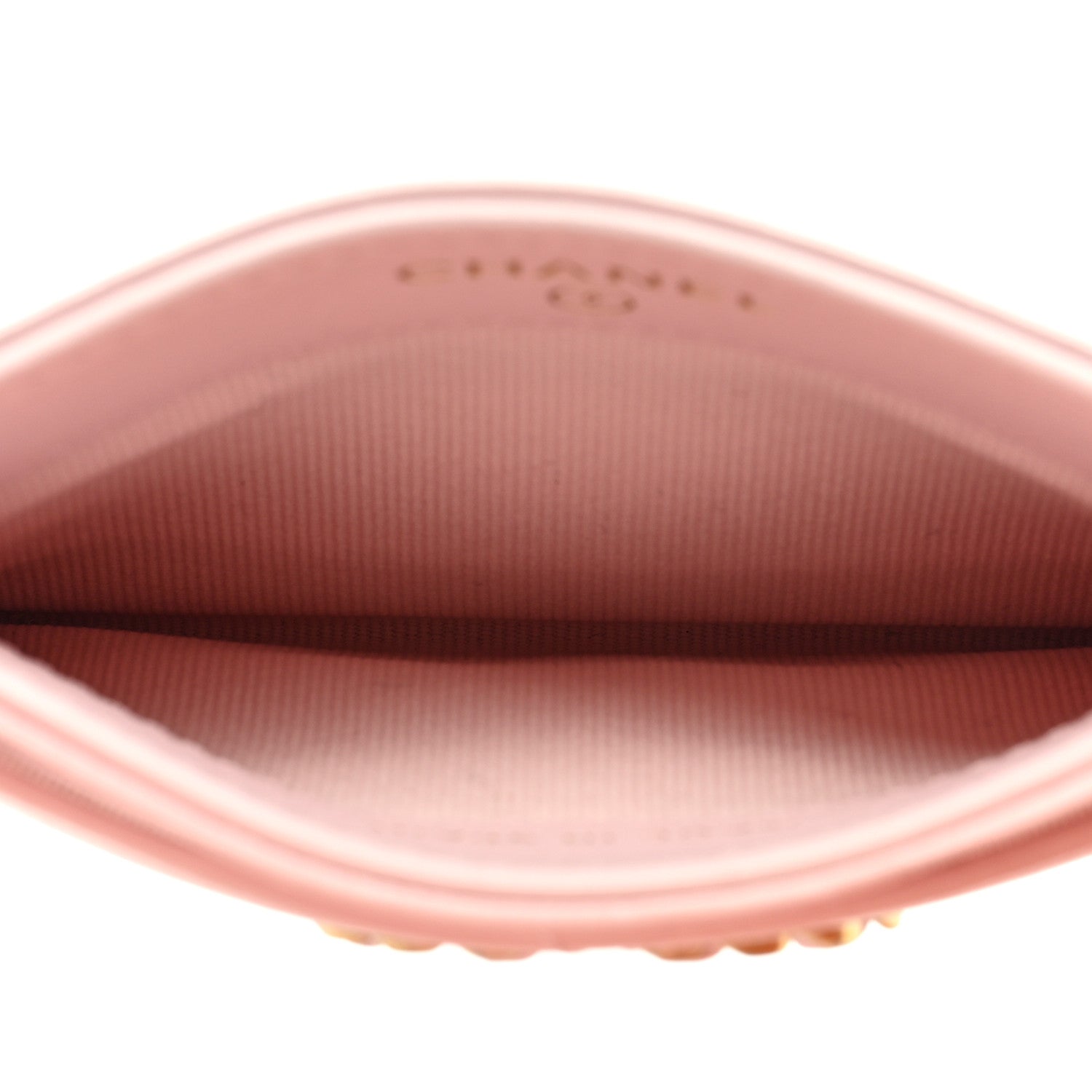 Chanel Lambskin Quilted Chanel 19 Card Holder Light Pink 5 of 6